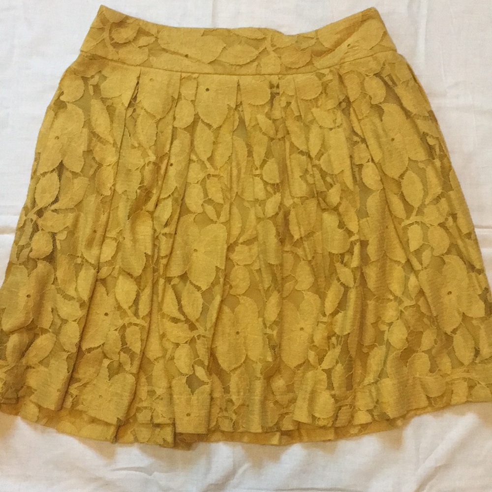 Like new Yellow Flower Skirt